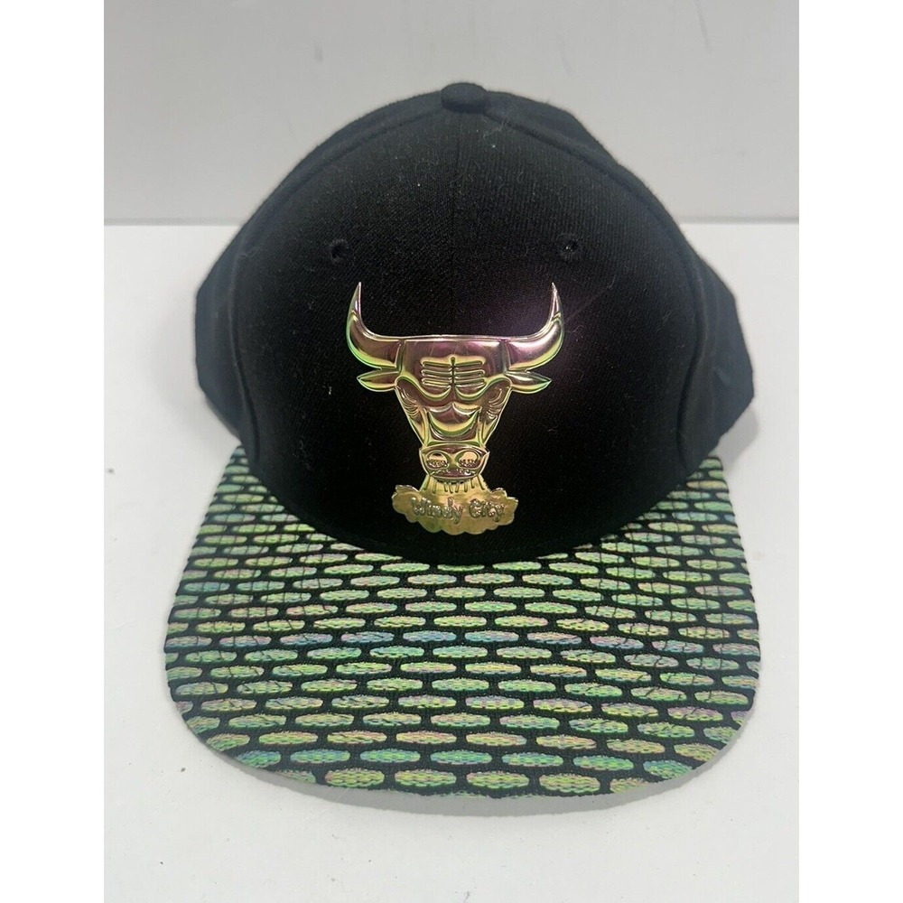 Chicago Bulls New Era 9Fifty Hat Black Windy City Hardwood Classics SnapBack